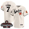 Houston Astros Men'S Cactus Jack Champions Patch Vapor Premier Limited Jersey