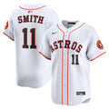 Cam Smith #11 Houston Astros Nike Men'S Home Limited Player Jersey - White