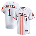 Carlos Correa #1 Houston Astros Nike Men'S Home Limited Player Jersey - White