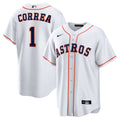 Carlos Correa #1 Houston Astros Nike Men'S Home Limited Jersey - White