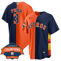 Houston Astros Men'S 2022 Cool Base Split Champions Limited Player Jersey
