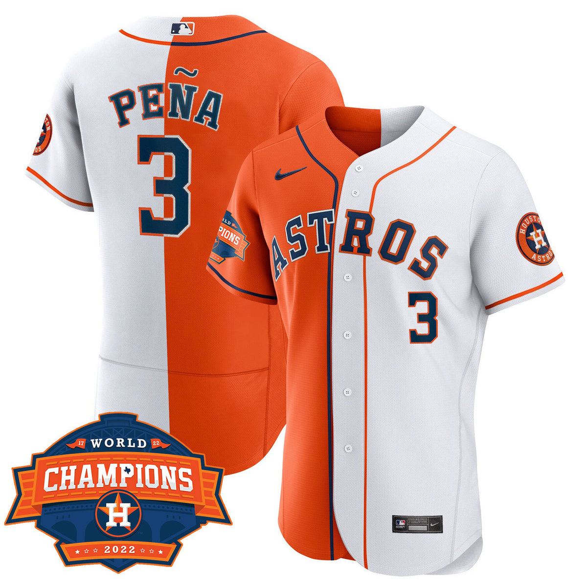 Houston Astros Men'S 2022 Flex Base Split Champions Limited Player Jersey
