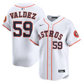 Framber Valdez #59 Houston Astros Nike Men'S Home Limited Player Jersey - White