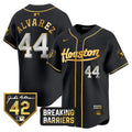 Jackie Robinson #42 Houston Astros Men'S Breaking Barriers Patch Vapor Premier Limited Jersey