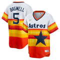 Jeff Bagwell #5 Houston Astros Nike Men'S Home Cooperstown Limited Player Jersey - White