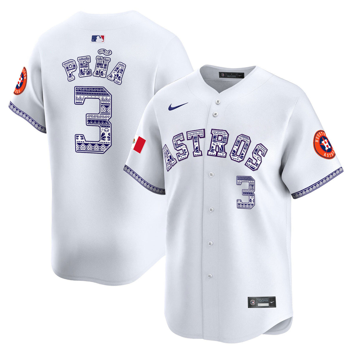Houston Astros Men'S Mexico Vapor Premier V2 Limited Jersey