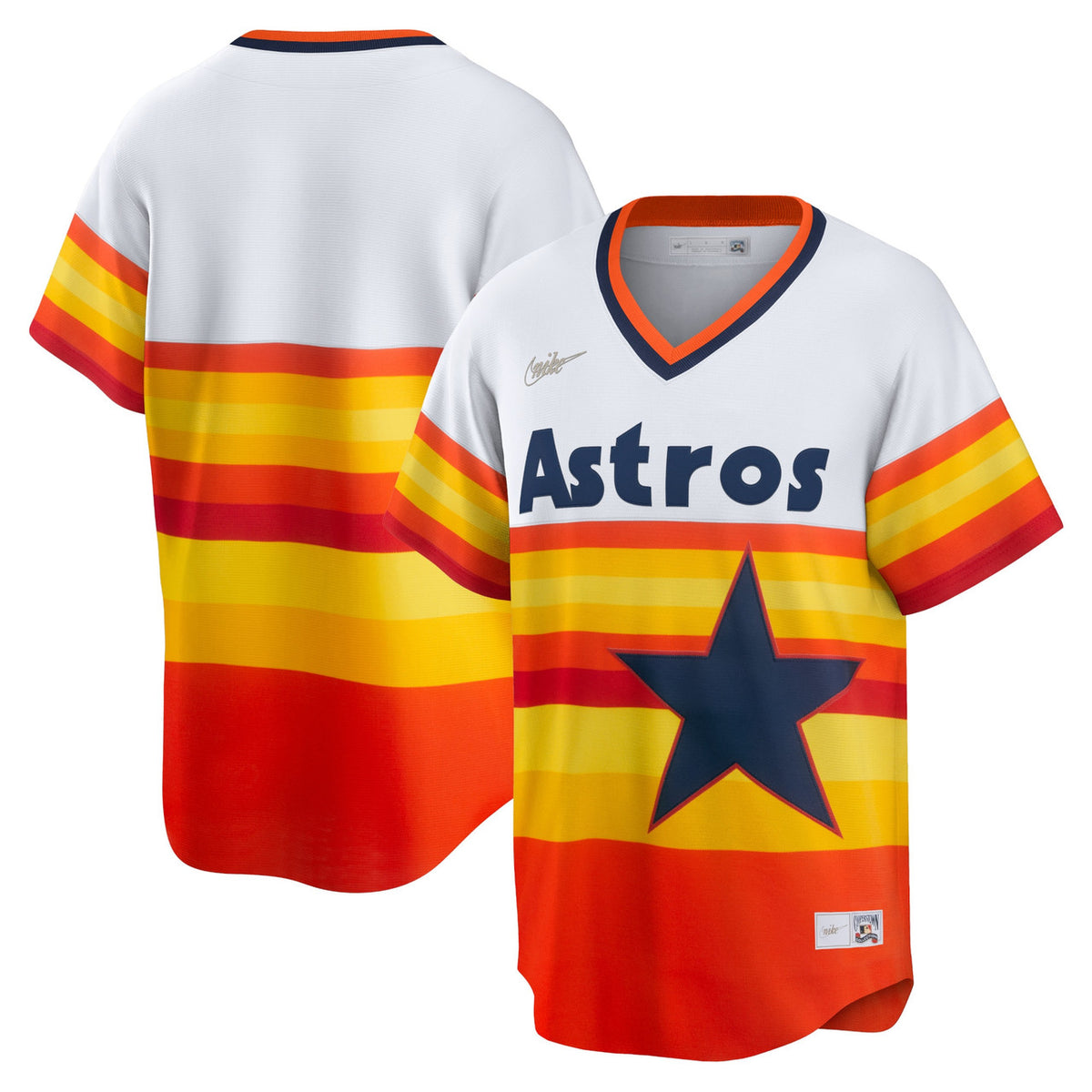 Houston Astros Nike Men'S Home Cooperstown Limited Team Jersey - White