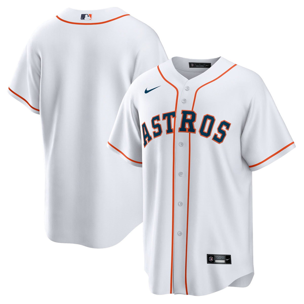 Houston Astros Nike Men'S Home Limited Team Jersey - White