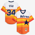 Nolan Ryan #34 Houston Astros Mitchell & Ness Men'S Throwback Authentic Jersey - White