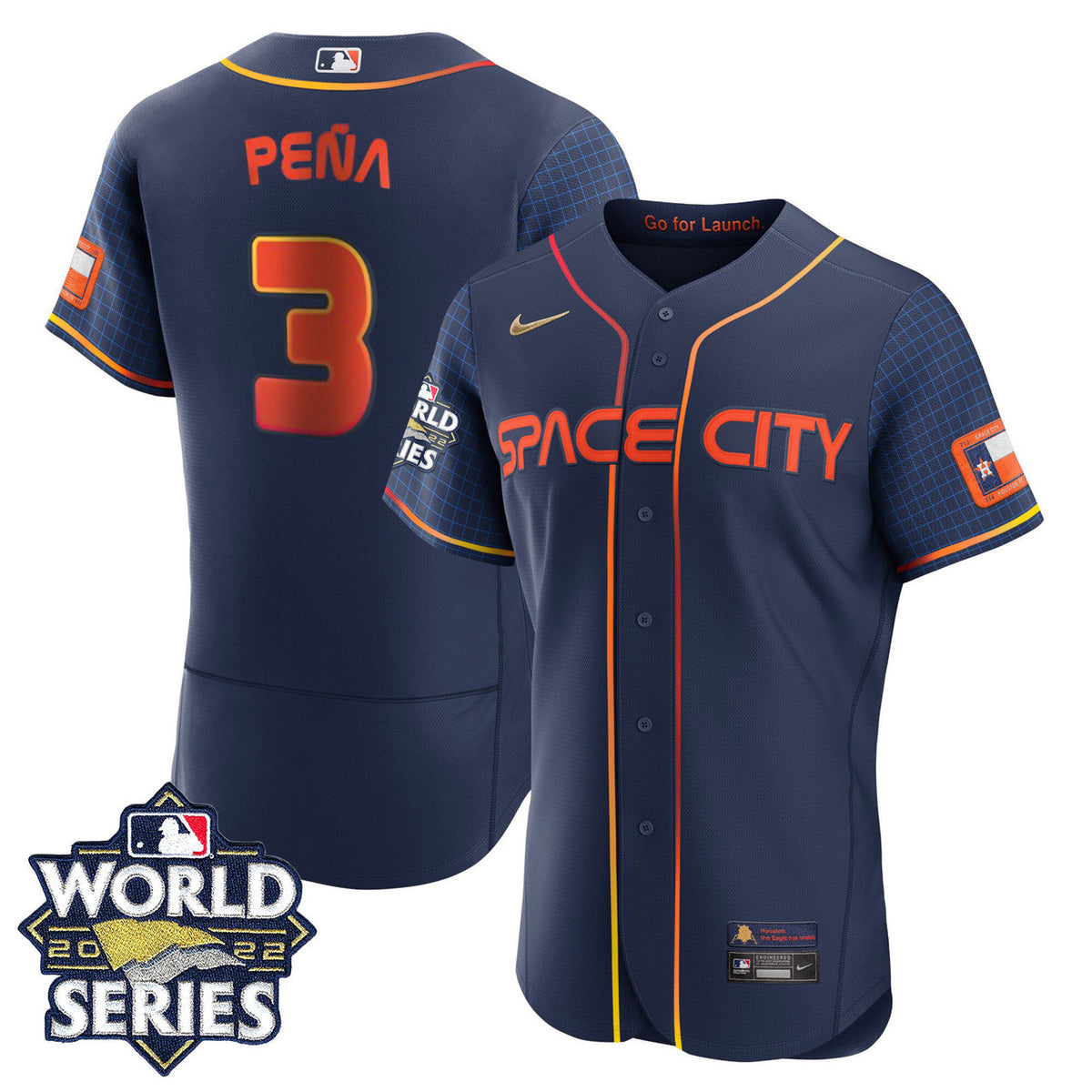 Houston Astros Men'S 2022 Space City World Series Limited Jersey
