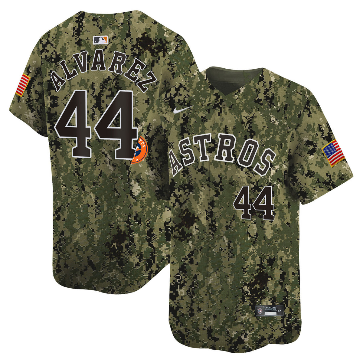Houston Astros Men'S Usmc Alternate Vapor Premier Limited Jersey