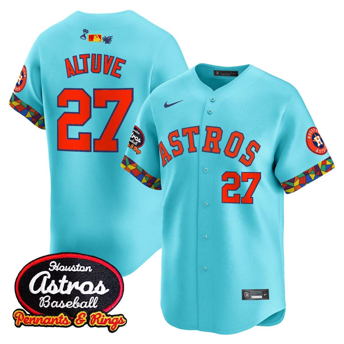 El Tiempo Houston Astros Men'S X Cantina Vapor Premier Limited Jersey