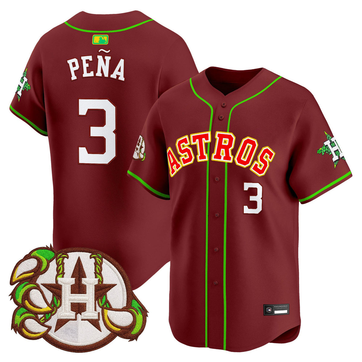 Houston Astros Men'S X Hopadillo Karbach Brewing Co. Vapor Premier Limited Jersey