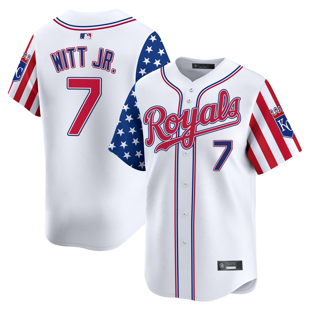 Independence Day V Kansas City Royals Men'S 2025 Apor Premier Limited Jersey
