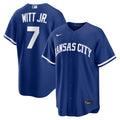 Bobby Witt Jr. #7 Kansas City Royals Nike Men'S Alternate Limited Jersey - Royal