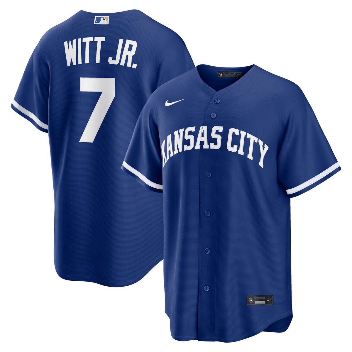 Bobby Witt Jr. #7 Kansas City Royals Nike Men'S Alternate Limited Jersey - Royal