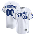 Kansas City Royals Nike Men'S Home Limited Custom Jersey - White