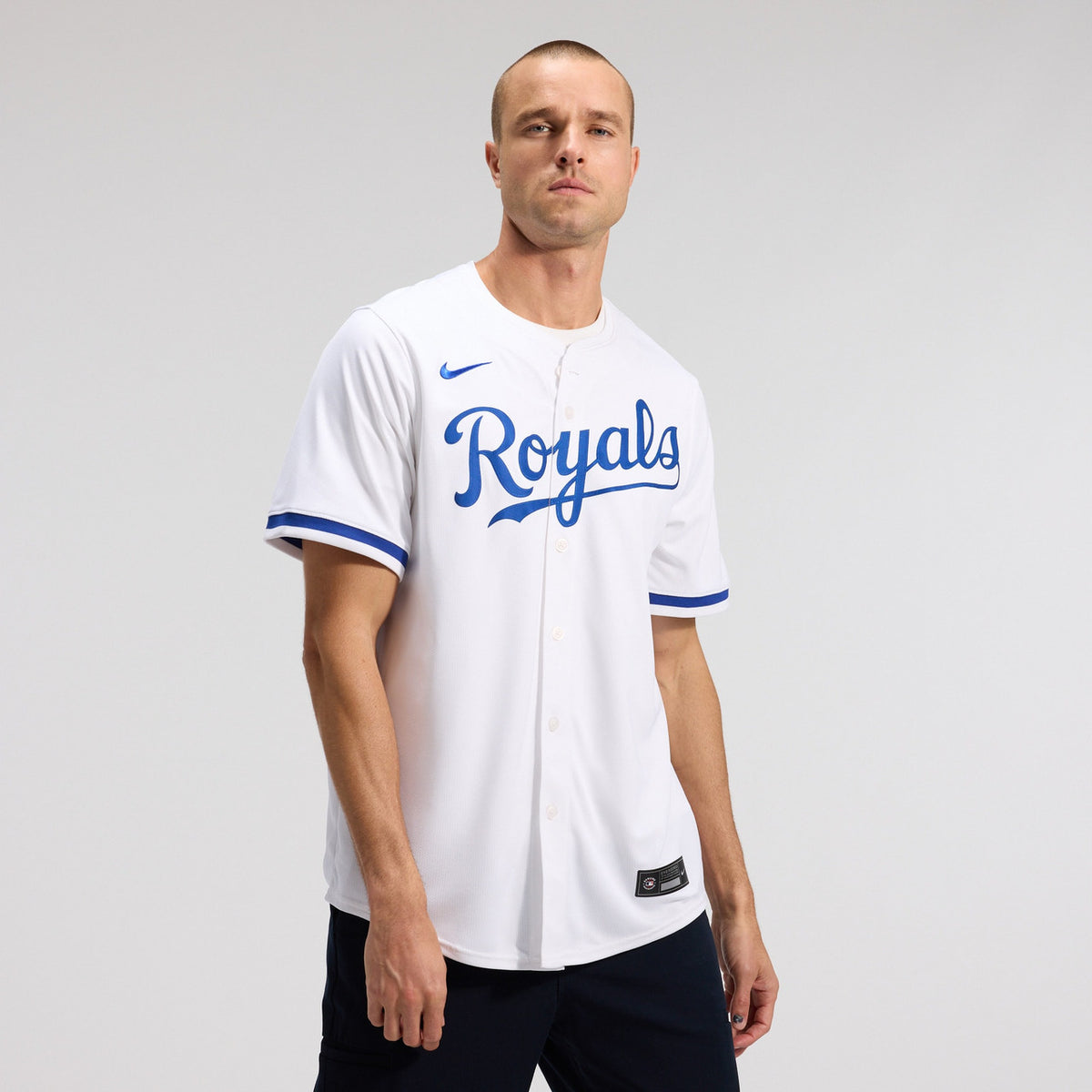 Kansas City Royals Nike Men'S Home Limited Jersey - White