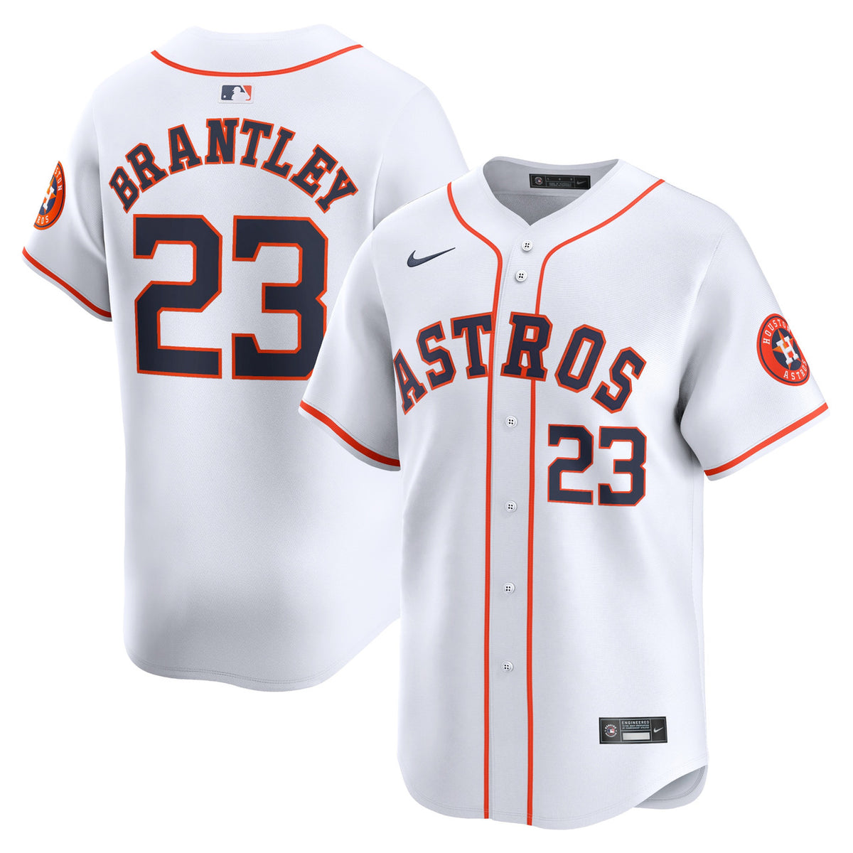 Michael Brantley #23 Houston Astros Nike Home Limited Player Jersey - White