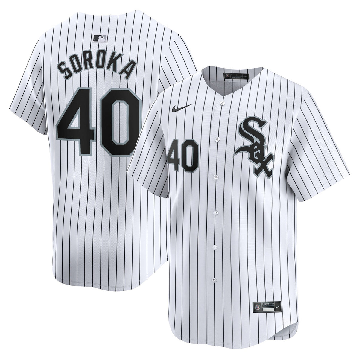 Michael Soroka Chicago White Sox Nike Home Limited Player Jersey - White