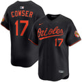 Colton Cowser #17 Baltimore Orioles Nike Adult Limited Jersey - Black