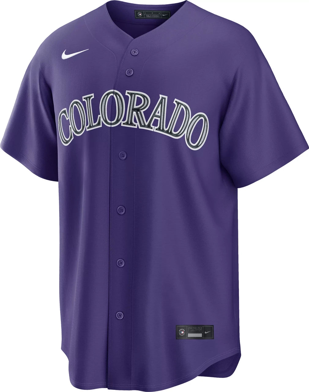 Colorado Rockies Nike Adult Blank Alternate Limited Jersey - Purple