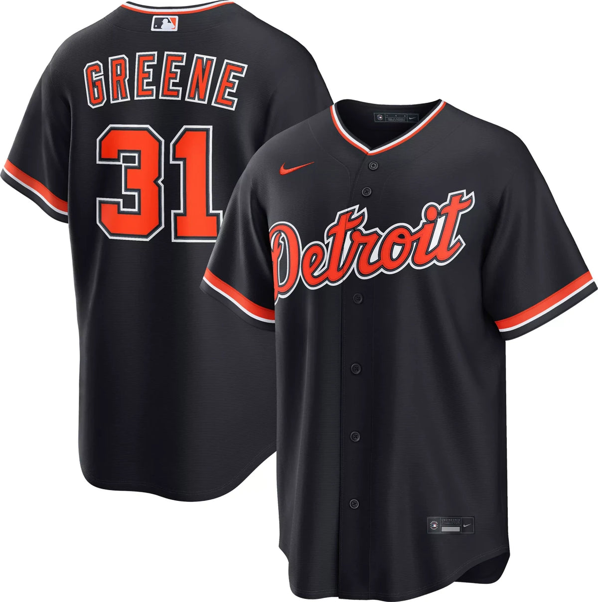 Riley Greene #31 Detroit Tigers Nike Adult Limited Alternate Jersey