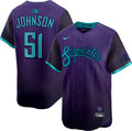 Randy Johnson #51 Arizona Diamondbacks Nike Men'S City Connect Limited Vapor Jersey - Purple