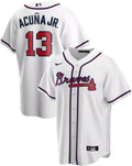 Ronald Acuna Jr. #13 Atlanta Braves Nike Men'S Cool Base Limited Jersey - White