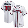 Drake Baldwin #30 Atlanta Braves Nike Men'S Home Limited Jersey - White