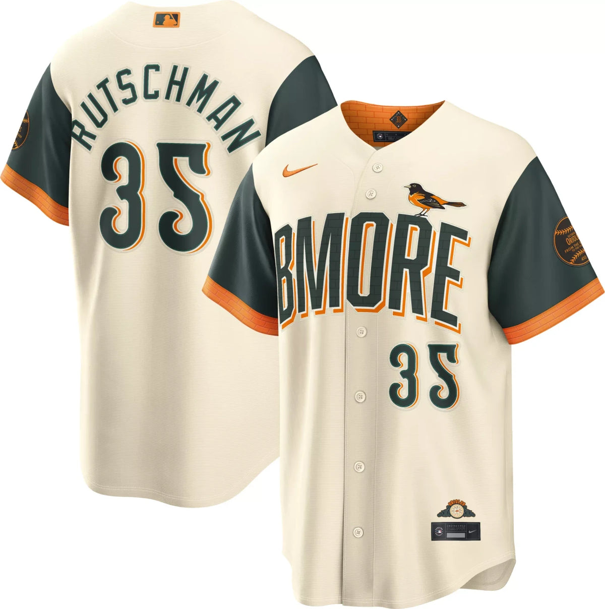 Adley Rutschman #35 Baltimore Orioles Nike Men'S 2026 City Connect Stadium Limited Jersey