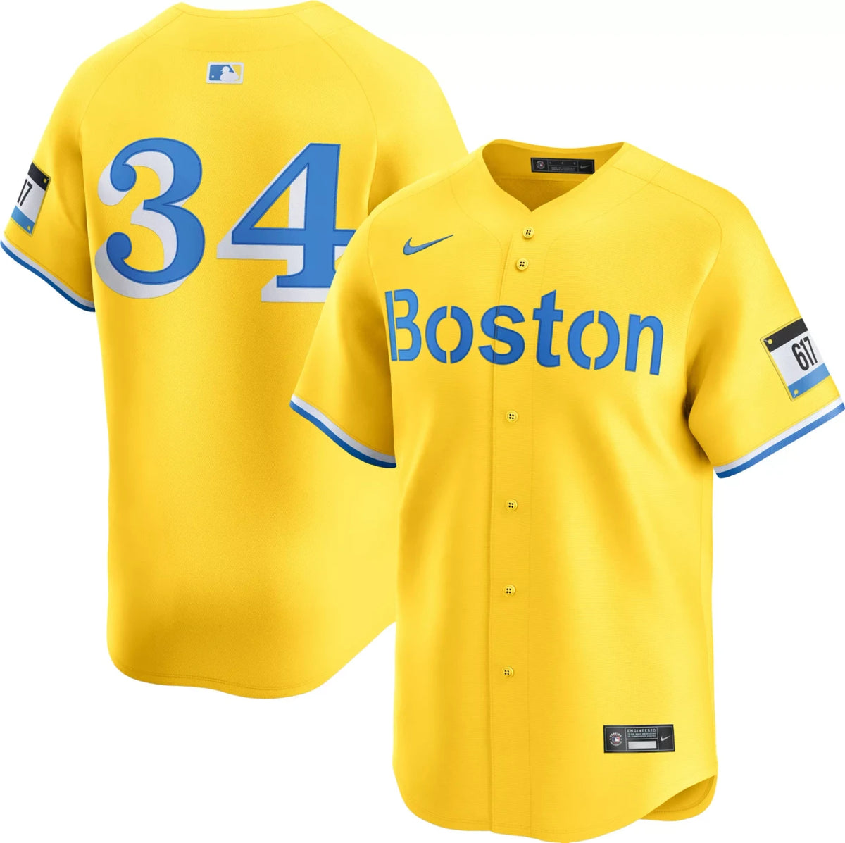 David Ortiz #34 Boston Red Sox Nike Men'S 2025 City Connect Limited Vapor Jersey