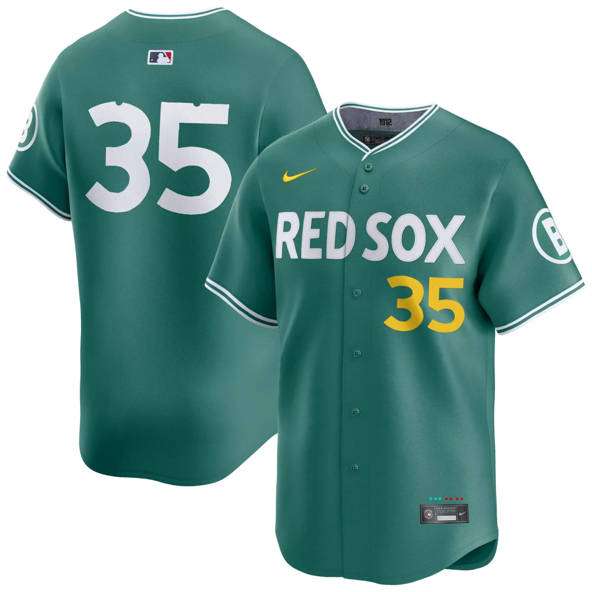 Garrett Crochet #35 Boston Red Sox Nike Men'S Limited Jersey - Green
