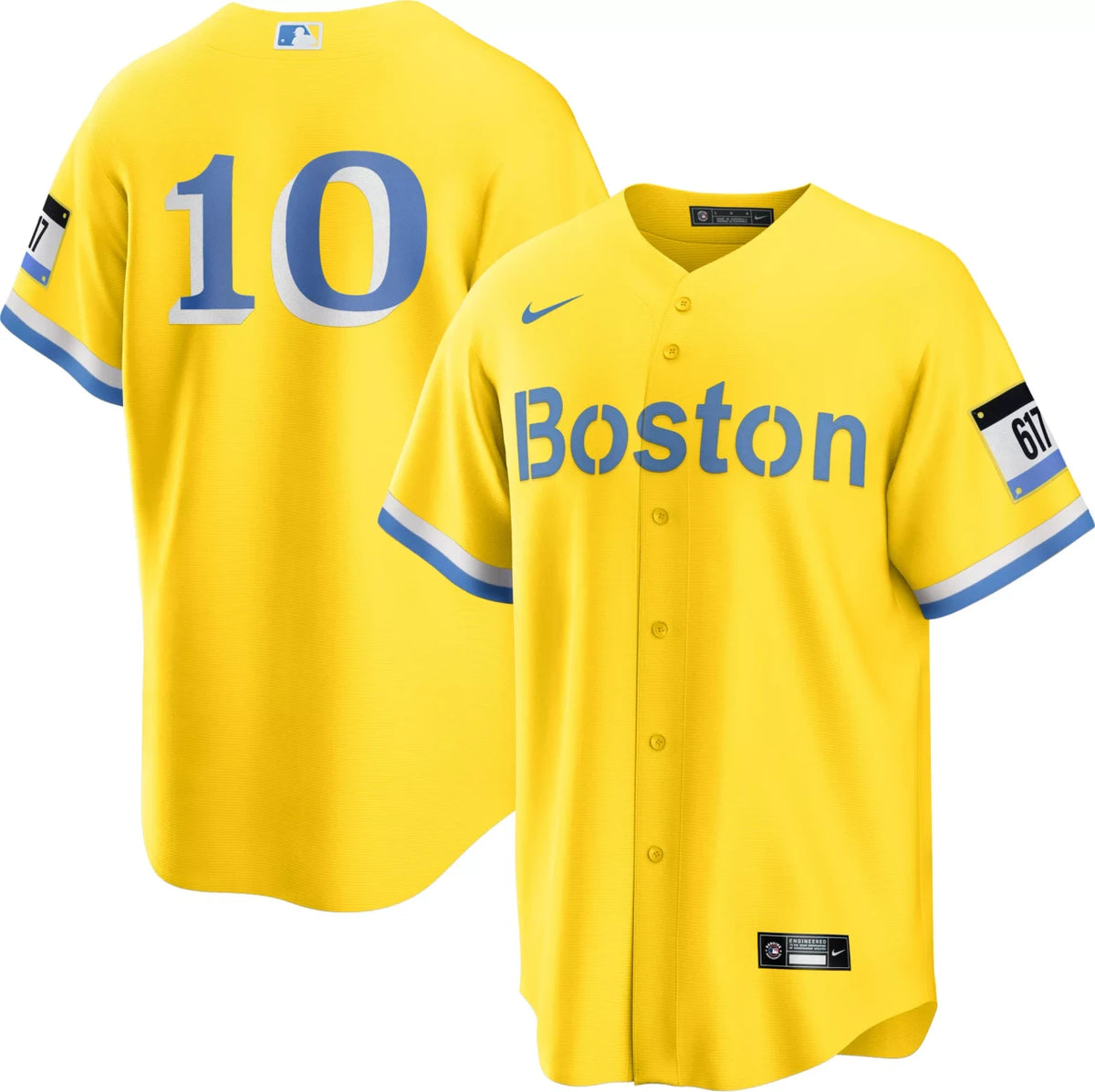 Trevor Story #10 Boston Red Sox Nike Men'S City Connect Limited Cool Base Jersey