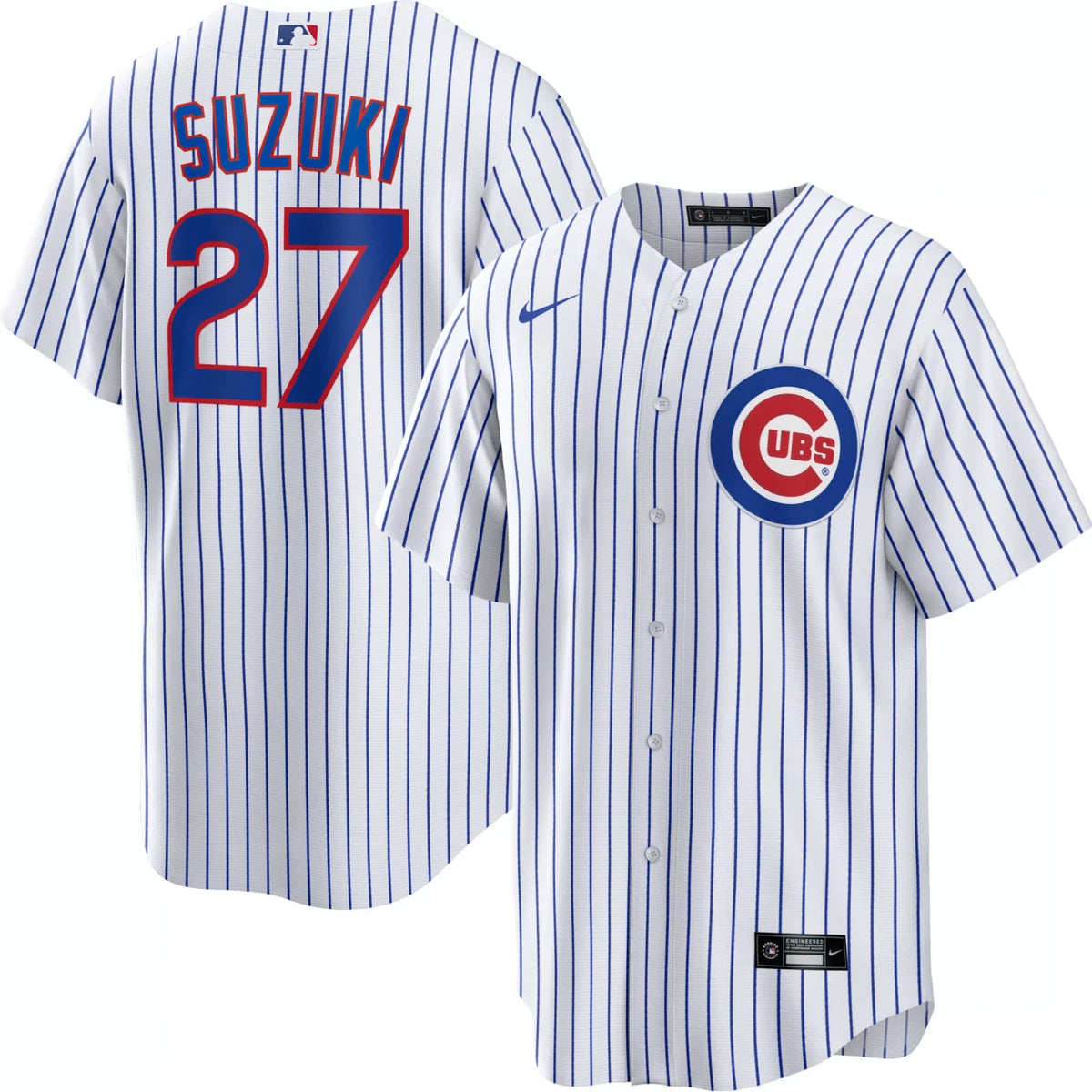 Seiya Suzuki #27 Chicago Cubs Nike Men'S Home Limited Jersey - White