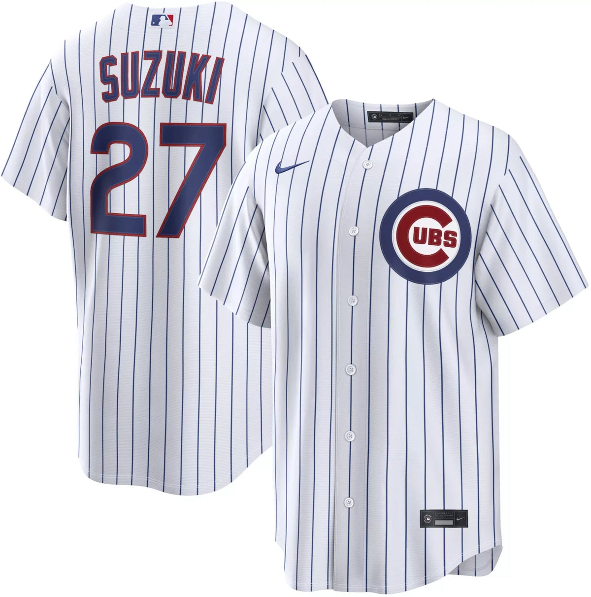 Seiya Suzuki #2 Chicago Cubs Nike Men'S Home Limited Jersey - White