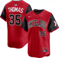 Frank Thomas #35 Chicago White Sox Nike Men'S City Connect Limited Vapor Jersey - Red