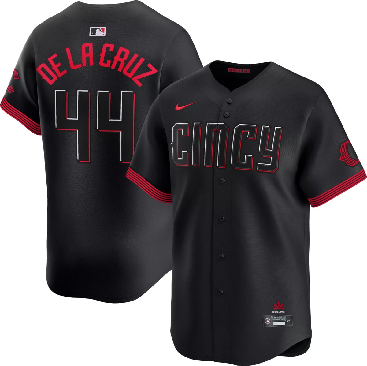 Cincinnati Reds #44 Nike Men'S City Connect Elly De La Cruz Limited Vapor Jersey