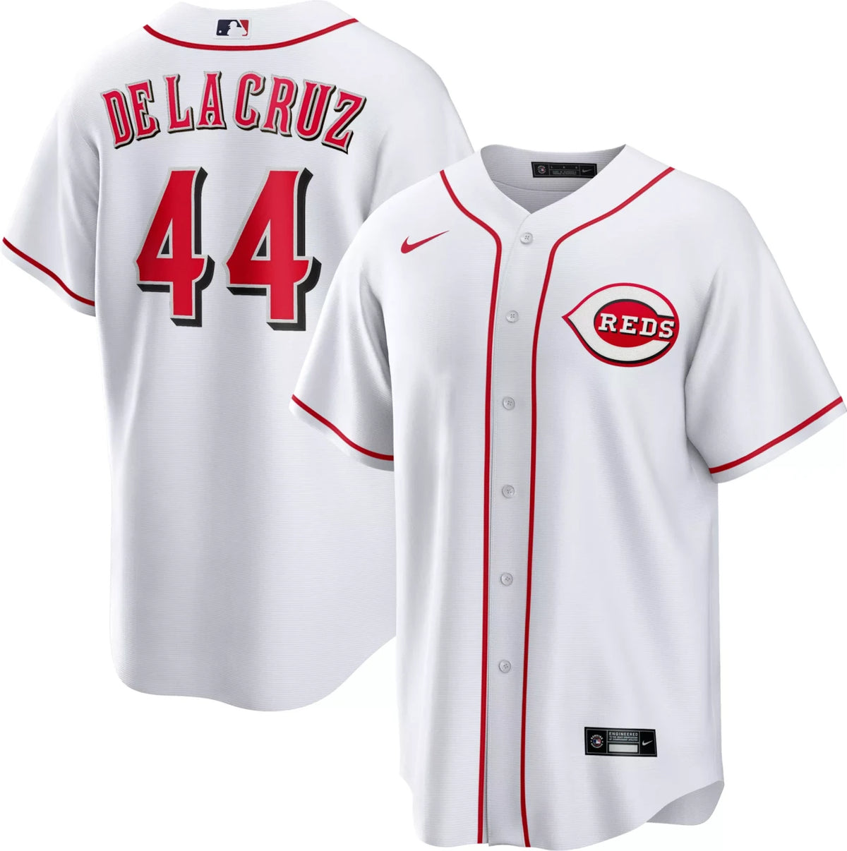 Elly De #44 Cincinnati Reds Nike Men'S La Cruz Home Limited Cool Base Jersey - White