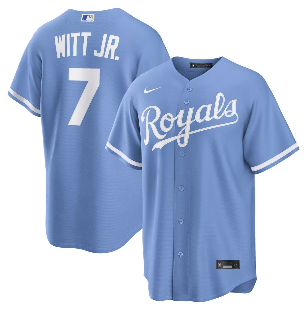 Bobby Witt Jr. #7 Kansas City Royals Nike Men'S Alternate Limited Jersey
