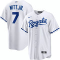 Bobby Witt Jr. #7 Kansas City Royals Nike Men'S Cool Base Home Limited Jersey - White