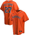 Jose Altuve #27 Houston Astros Nike Men'S Limited Cool Base Jersey - Orange