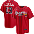 Ronald Acuna #13 Atlanta Braves Nike Women'S Alternate Limited Jersey - Red