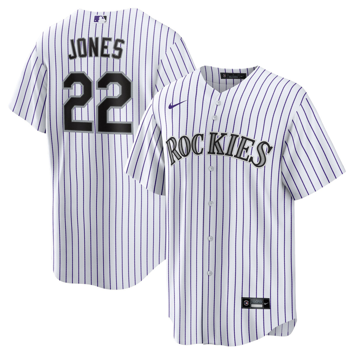 Nolan Jones Colorado Rockies Nike Home Limited Jersey - White