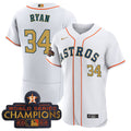 Nolan Ryan #34 Houston Astros 2023 Limited Flex Base Jersey - Gold
