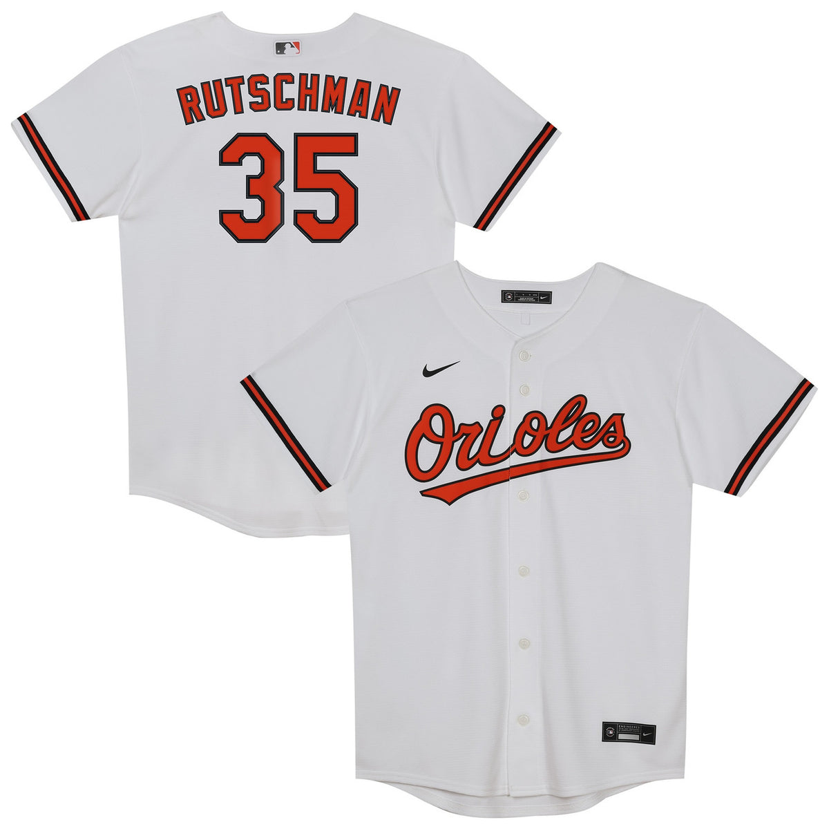 Adley Rutschman #35 Baltimore Orioles Nike Preschool Home Limited Player Jersey - White