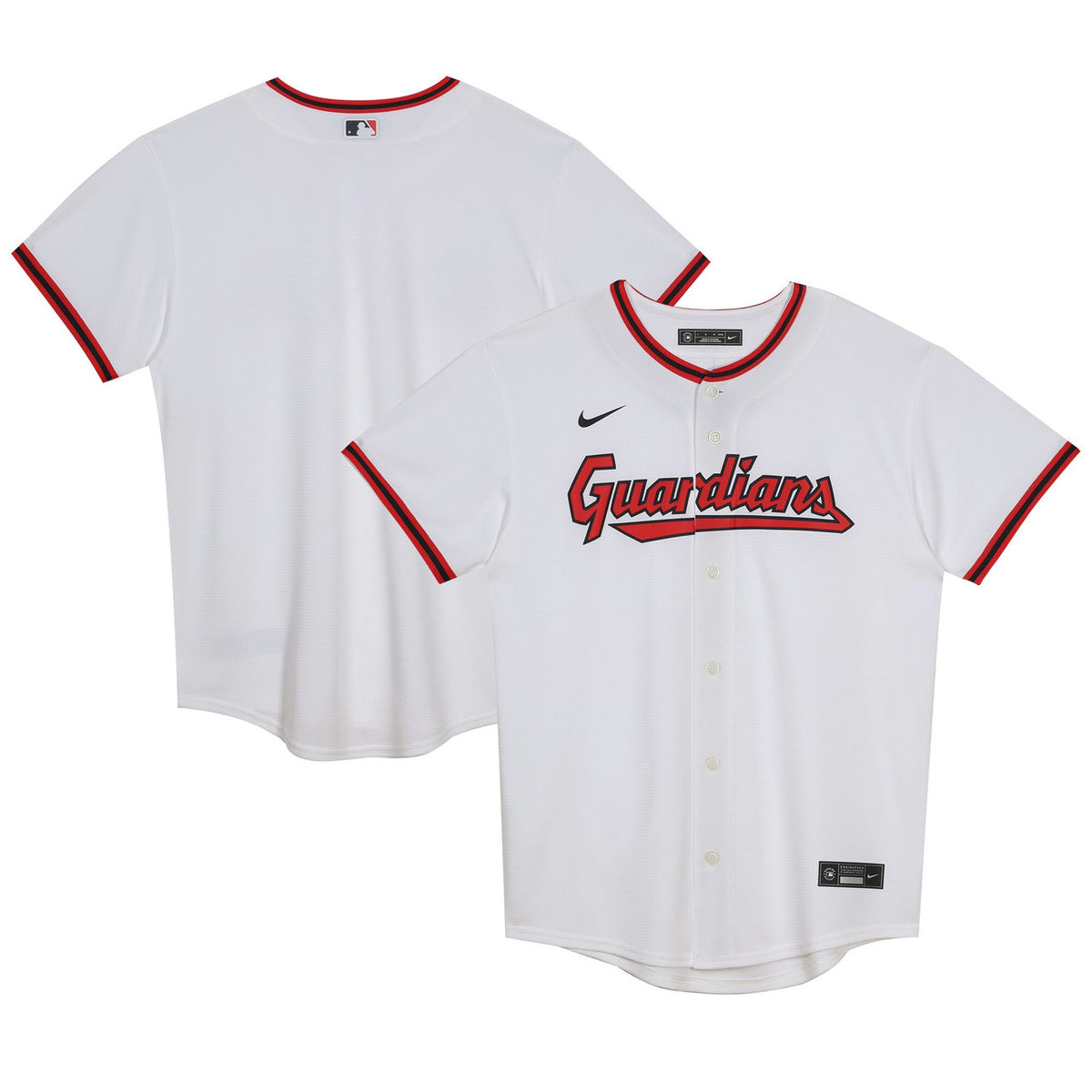Cleveland Guardians Preschool Home Blank Limited Jersey - White