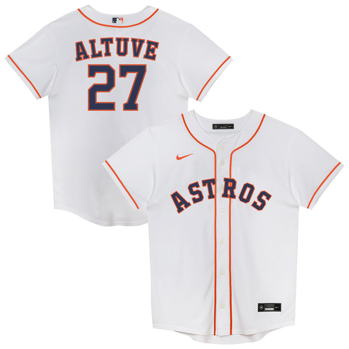 Jose Altuve #27 Houston Astros Nike Preschool Home Limited Jersey - White