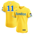 Rafael Devers #11 Boston Red Sox Nike City Connect Elite Jersey - Gold