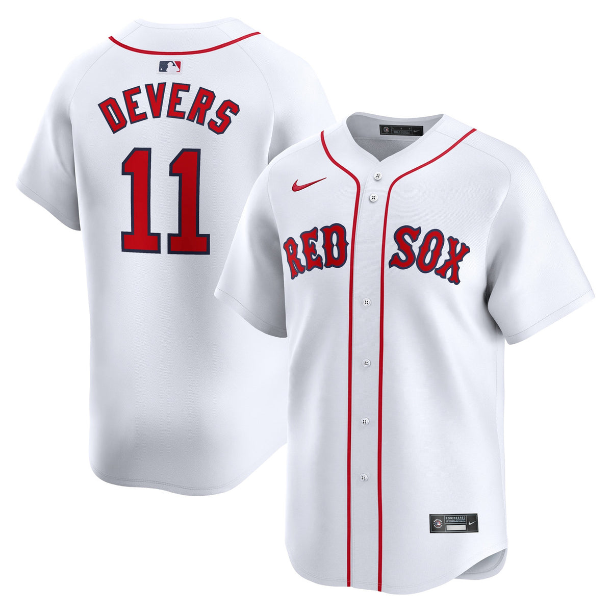 Rafael Devers #11 Boston Red Sox Nike Home Limited Player Jersey - White